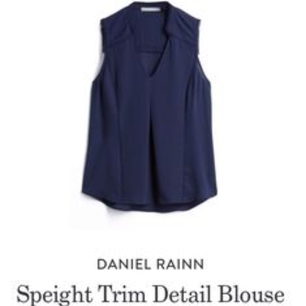 Daniel Rainn Speight Trim Detail Blouse
